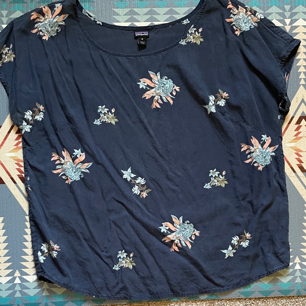 Patagonia Floral Flowy Shirt